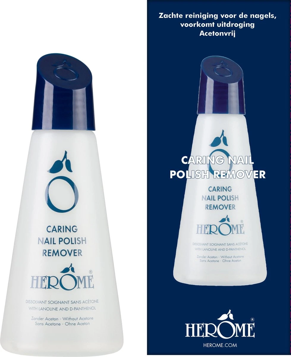 Herome Combi-Pack Caring Nail Polish Remover Duo - 1x Nagellakremover 120ml & 1x Caring Nail Polish Remover Pads 30 9 Herome Combi-Pack Caring Nail Polish Remover Duo - 1x Nagellakremover 120ml & 1x Caring Nail Polish Remover Pads 30 - Afbeelding 7