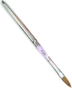 Jumalu Acryl Penseel - Pen - Nageldecoratie - #8 Pink Diamond