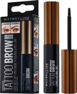 Maybelline New York Tattoo Brow Peel-Off Wenkbrauwgel - 2 Medium Brown - Bruin -Beroemde Cosmetica Winkel 981x1200 8