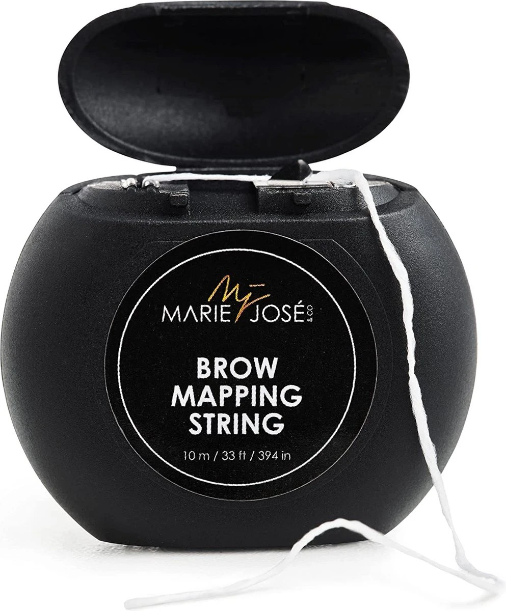 Marie-José & Co - Brow Mapping String - Voor Henna Brows & Microblading - Kleur Draad: Wit - 1 X 10M - Voldoende Voor 50 Toepassingen 3 Marie-José & Co - Brow Mapping String - Voor Henna Brows & Microblading - Kleur Draad: Wit - 1 X 10M - Voldoende Voor 50 Toepassingen